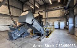 Used THM ZM 1000 Granulating System with Infeed & Discharge Conveyors – Complete Recycling Granulation Line