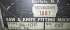 Used Samuel C. Rogers model NL-NYD knife grinder. 66