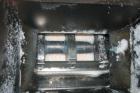 USED: Conair Hushgard granulator, model G1420. 3 bolt-on blade openrotor. Pelican feed hopper with 2 metal pull rolls for back sheetfeed, driven by a 3/4 hp DC motor. Unit set up for bottom blowerdis...
