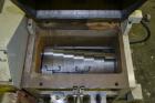Used Conair Granulator, Model LP-814, Carbon Steel. Involute parabolic segmented helical type rotor with 7 rows of blades. Approximate 13-3/4