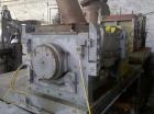 Used Cumberland Granulator, Model 24B. Approximate 14'' x 24'' feed opening with hopper. 3 Knife open rotor, bottom discharge. Driven by a 60 hp, 3/60/230/460 volt motor. Mounted on a base with legs.