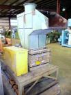 Used Cumberland Granulator, Model 24B. (5) Blade, open rotor.  Driven by a 50 hp motor.  Includes a 10 hp blower, Low-Veyor base with bottom discharge, pelican hopper, and cyclone.