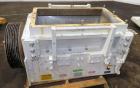 Used Cumberland Granulator, Model 37B. 21-1/4'' x 37-7/16'' Feed opening with hopper. 16’’ Diameter cutting circle, 3 rows of 2 blolt on blades, open rotor, bottom discharge. Driven by a 100hp, 3/60/...