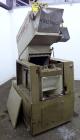 Used Cumberland Granulator, Model 484-3KN. Approximately 16” x 14” feed opening with tilt back pelican hopper. 3 Bolt-on blade open rotor, set up for blower bottom discharge. Driven by a 15 hp, 3/60/...