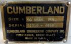 Used Cumberland Granulator, Model 50 Gran. 7KN. Approximate 50