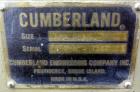 Used Cumberland Granulator, Model 585-3KN.  Approximately 20” x 14” feed opening with tilt back feed hopper. Approximately 12” diameter x 20” wide (3) bolt on blade open rotor.  Bottom discharge with...