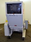 Used Cumberland Grinder, Model G1624, Carbon Steel. Approximately 16” x 24” feed opening with a manual tilt back pelican style feed hopper. 3 Bolt-on blade open rotor, (2) bed knives. Approximately 1...