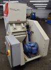 Used Cumberland Grinder, Model G1624, Carbon Steel. Approximately 16” x 24” feed opening with a manual tilt back pelican style feed hopper. 3 Bolt-on blade open rotor, (2) bed knives. Approximately 1...