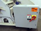 Used Cumberland Grinder, Model G1624, Carbon Steel. Approximately 16” x 24” feed opening with a manual tilt back pelican style feed hopper. 3 Bolt-on blade open rotor, (2) bed knives. Approximately 1...