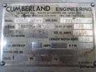 Used Cumberland Granulator, Model X1400, Carbon Steel.
