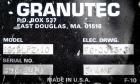 Used Granutec Granulator, Model 1212LPZ-10. Approximate 10