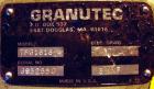USED: Granutec granulator, model TFG1616.4. Open rotor, 3 bolt-onknives 16