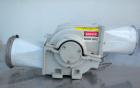 Used Kongskilde Inline Granulator, Model KG 3000 F6, Carbon Steel/Aluminum. Approximate 5’’ diameter x 8’’ wide open rotor with (6) 6-3/4’’ wide bolt on blades, (1) bed knife, approximately 3/8’’ dia...