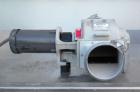 Used Kongsklide Inline Granulator, Model KG 3000 F6, Carbon Steel/Aluminum. Approximate 5’’ diameter x 8’’ wide open rotor with (6) 6-3/4’’ wide bolt on blades, (1) bed knife, approximately 3/8’’ dia...