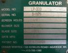 Used Conair/Wortex Granulator, model LP-330. Approximate 6