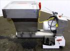 Used Stainless Steel Plastic Recycling Machinery Auger Fed Granulator, Model MG