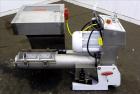 Used Stainless Steel Plastic Recycling Machinery Auger Fed Granulator, Model MG