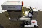 Used Stainless Steel Plastic Recycling Machinery Auger Fed Granulator, Model MG