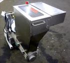 Used- Stainless Steel Plastic Recycling Machinery Auger Fed Granulator, Model MG