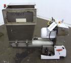 Used Stainless Steel Plastic Recycling Machinery Auger Fed Granulator, Model MG