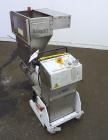Used Stainless Steel Plastic Recycling Machinery Auger Fed Granulator, Model MG