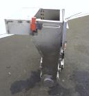 Used Stainless Steel Plastic Recycling Machinery Auger Fed Granulator, Model MG