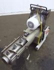 Used- Stainless Steel Plastic Recycling Machinery Auger Fed Granulator, Model MG