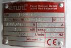 Used Stainless Steel Plastic Recycling Machinery Auger Fed Granulator, Model MG