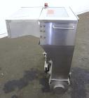 Used Carbon Steel Plastic Recycling Machinery Auger Fed Granulator, Model MGK40
