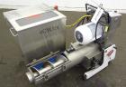 Used Carbon Steel Plastic Recycling Machinery Auger Fed Granulator, Model MGK40