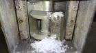 Used Carbon Steel Plastic Recycling Machinery Auger Fed Granulator, Model MGK40