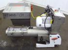 Used Stainless Steel Plastic Recycling Machinery Auger Fed Granulator, Model MG