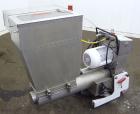 Used Stainless Steel Plastic Recycling Machinery Auger Fed Granulator, Model MG