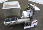 Used Stainless Steel Plastic Recycling Machinery Auger Fed Granulator, Model MG