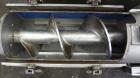 Used Stainless Steel Plastic Recycling Machinery Auger Fed Granulator, Model MG