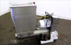 Used Stainless Steel Plastic Recycling Machinery Auger Fed Granulator, Model MG