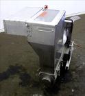 Used Stainless Steel Plastic Recycling Machinery Auger Fed Granulator, Model MG