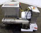 Used Stainless Steel Plastic Recycling Machinery Auger Fed Granulator, Model MG