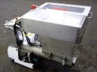 Used Stainless Steel Plastic Recycling Machinery Auger Fed Granulator, Model MG