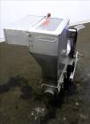 Used Stainless Steel Plastic Recycling Machinery Auger Fed Granulator, Model MG