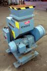 Used Nelmore Granulator, Model LP-810LS. Approximately 8” X 10” feed throat, 3 bolt-on blade closed rotor. Bolt- on pelican style feed hopper. Driven by a 3 hp, 3/60/230/460 volt, 1750 rpm gear motor...