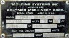 Used Polymer Machinery Granulator, Model 2040. 3-knife open rotor. 20