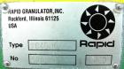 USED: Rapid granulator, model 2645-K. Approximate 8