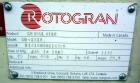Used Rotogran Granulator, Model W0-1418. Approximately 14