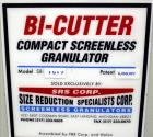 Used SRS (FBE) Corp., Bi-Cutter Screenless Granulator, Model SR1517.