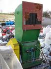 USED: VUHZ Dobra single roll grinder/granulator, type RD800 7/3. Driven by a 95 kW motor; rotor knives 7x2; stator knives 3x2; feeding chamber 43