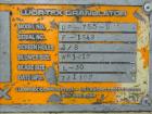Used Wortex Granulator, Model UP-755-D, Carbon Steel.
