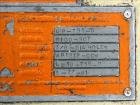 Used Wortex Granulator, Model UP-755-D, Carbon Steel.