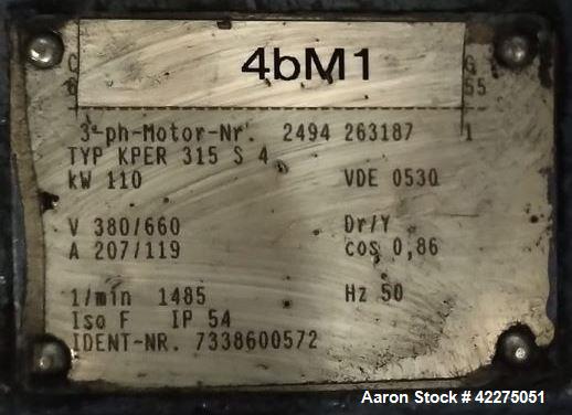 Used Herbold GmbH HV50 Disk Type Agglomeration System