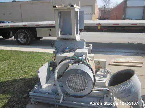 Used- Herbold Model PU 500ZR Pulverizer. Manufactured in 2001. 55 KW (75 HP) 380-420/660-730 volt motor at 50 HZ or 380-480/...